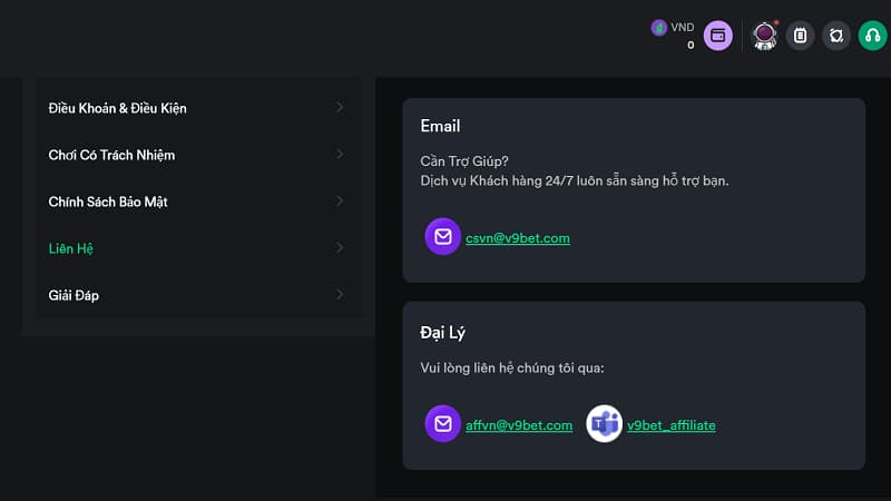 Sự nhanh nhạy CSKH V9Bet giúp người chơi không bị lỡ nhịp trong các ván cược
